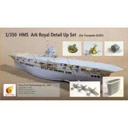 1/350 HMS Ark Royal 1939 Aircraft Carrier Detail-up set for Trumpeter kit #65307 1/350 HMS Ark Royal 1939 Aircraft Carrier Detail-up set for Trumpeter kit #65307