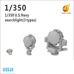 12in x4, 24in x4, 36in x4 Very Fire 1/350 US Battleship Searchlight Set 