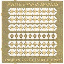 1/350 Kriegsmarine Depth Charge End Caps Detail-up Set (1 Photo-Etched Sheet) 1/350 Kriegsmarine Depth Charge End Caps Detail-up Set (1 Photo-Etched Sheet)