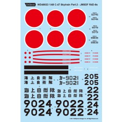 1/48 Douglas C-47 Skytrain Part.2 - JMSDF R4D-6s Decal for Revell kits 1/48 Douglas C-47 Skytrain Part.2 - JMSDF R4D-6s Decal for Revell kits