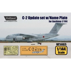 1/144 Kawasaki C-2 Update Detail set w/Name Plate for Aoshima kits 1/144 Kawasaki C-2 Update Detail set w/Name Plate for Aoshima kits