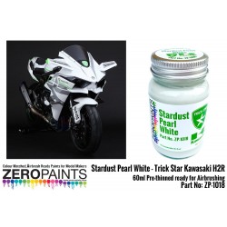 Trick Star Kawasaki H2R Stardust Pearl White Paint 60ml Trick Star Kawasaki H2R Stardust Pearl White Paint 60ml