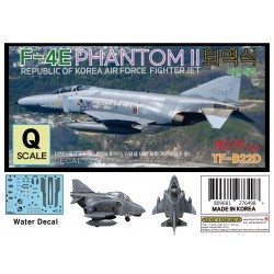 Q-Scale ROK F-4E Phantom II Retirement Ceremony Decal Set for Freedom/Hasegawa kits Q-Scale ROK F-4E Phantom II Retirement Ceremony Decal Set for Freedom/Hasegawa kits