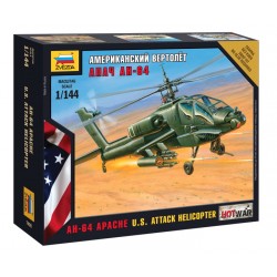 1/144 US AH-64 Apache Attack Helicopter (Snap-Fit) 1/144 US AH-64 Apache Attack Helicopter (Snap-Fit)