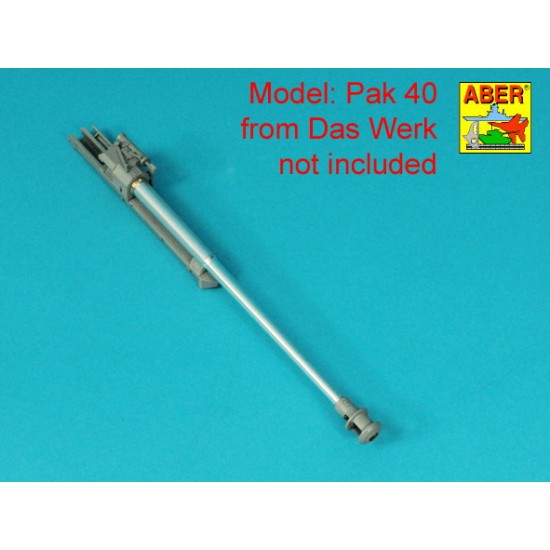 1/16 75mm PaK 40 Gun Barrel without Muzzle Brake for Das Werk/Trumpeter kit 1/16 75mm PaK 40 Gun Barrel without Muzzle Brake for Das Werk/Trumpeter kit