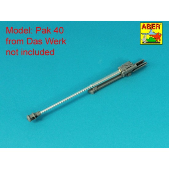 1/16 75mm PaK 40 Gun Barrel without Muzzle Brake for Das Werk/Trumpeter kit 1/16 75mm PaK 40 Gun Barrel without Muzzle Brake for Das Werk/Trumpeter kit