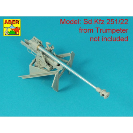 1/16 75mm PaK 40 Gun Barrel without Muzzle Brake for Das Werk/Trumpeter kit 1/16 75mm PaK 40 Gun Barrel without Muzzle Brake for Das Werk/Trumpeter kit