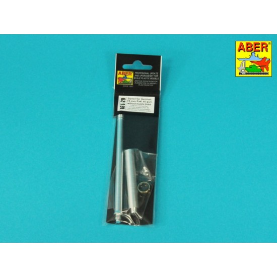 1/16 75mm PaK 40 Gun Barrel without Muzzle Brake for Das Werk/Trumpeter kit 1/16 75mm PaK 40 Gun Barrel without Muzzle Brake for Das Werk/Trumpeter kit