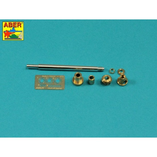 1/35 StuK.40 L/48 7.5cm Gun Barrel w/Final MB for Tamiya/Dragon Stug.III G & IV Late
