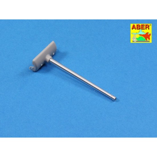 1/48 US 76mm M1A2 Barrel with Thread Protector for Sherman M4 for Tamiya kit