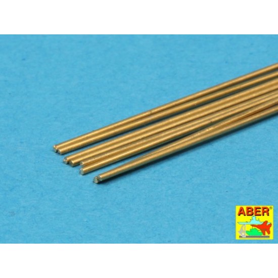Brass Round Rods 0.6mm (Length: 250mm, 8pcs) Brass Round Rods 0.6mm (Length: 250mm, 8pcs)
