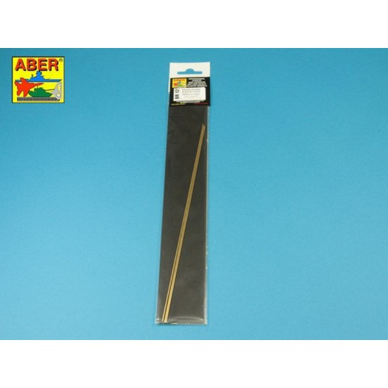 Brass Round Rods 1.2mm (Length: 250mm, 3pcs)