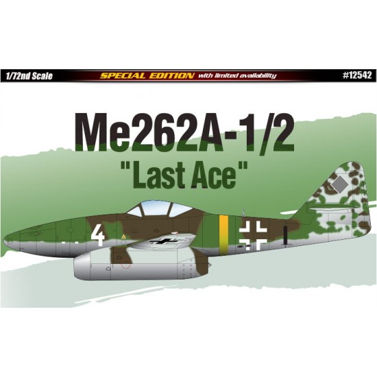 1/72 Messerschmitt Me 262A-1/2 Last Ace [Special Edition]