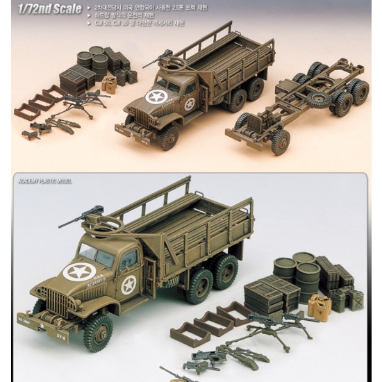 1/72 WWII US 2.5 Ton 6x6 Cargo Truck & Accessories (Ground Vehicle Set-2) 1/72 WWII US 2.5 Ton 6x6 Cargo Truck & Accessories (Ground Vehicle Set-2)