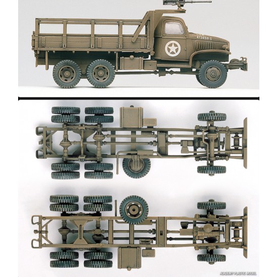 1/72 WWII US 2.5 Ton 6x6 Cargo Truck & Accessories (Ground Vehicle Set-2) 1/72 WWII US 2.5 Ton 6x6 Cargo Truck & Accessories (Ground Vehicle Set-2)