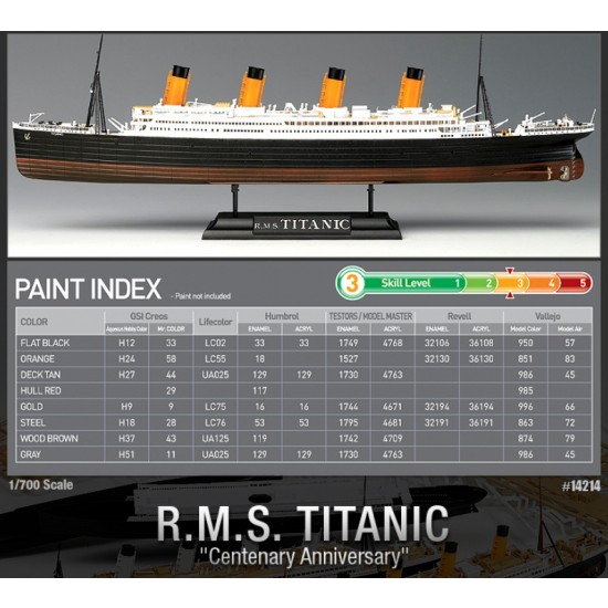 1/700 RMS Titanic Centenary Anniversary Edition