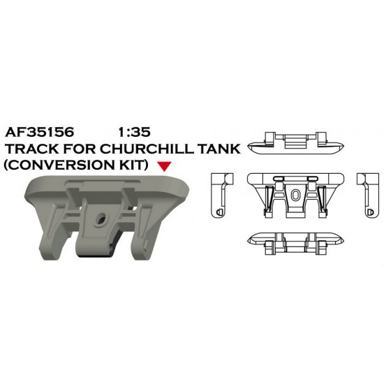 1/35 Workable Track (T-144) for British Churchill Tank