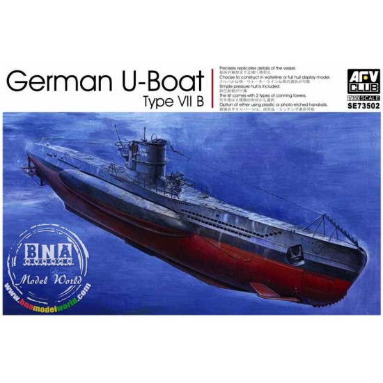 1/350 German U-Boat Type VII B Submarine 1/350 German U-Boat Type VII B Submarine