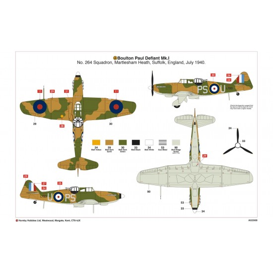 1/72 British Boulton-Paul Defiant Mk.I