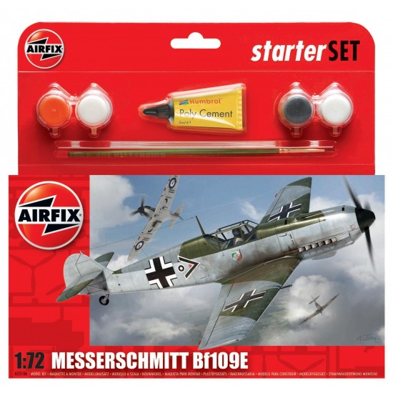 1/72 Messerschmitt Bf109E-3 Gift/Starter Set