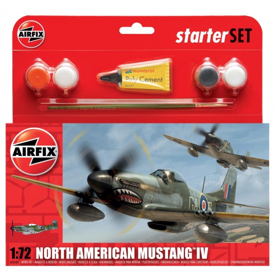 1/72 North American Mustang IV Gift/Starter Set