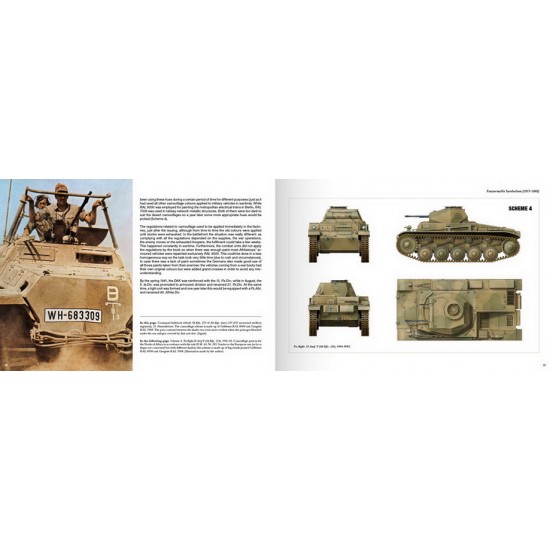 Panzerwaffe Tarnfarben: German AF Camouflage Colours & Organization 1917-45 (128 pages)