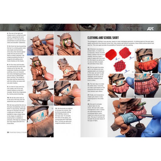 AK Learning Vol. 12: Painting Female Figures (English, 96 pages)