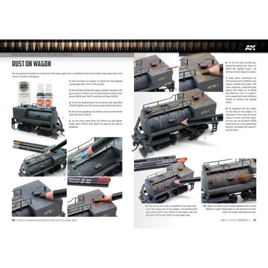 AK Learning Vol.13 Weathering Pencil Techniques (English, 96 pages) AK Learning Vol.13 Weathering Pencil Techniques (English, 96 pages)