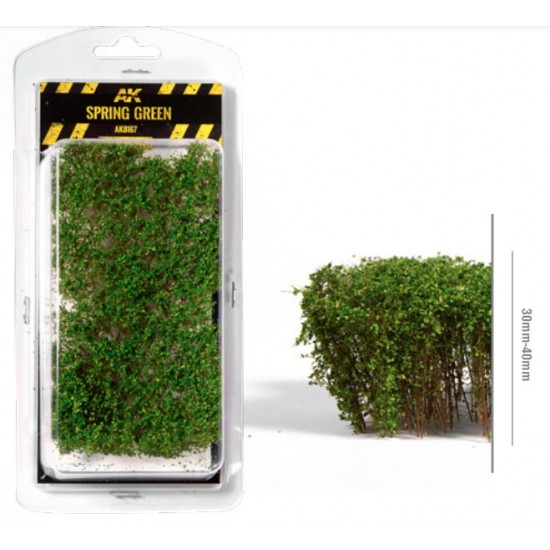 1/35 75mm 90mm Scale Spring Green Shrubberies (bush)