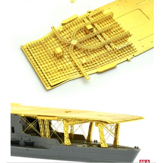 1/700 IJN Aircarrier Akagi Metal Deck Detail-up Set for Hasegawa kits