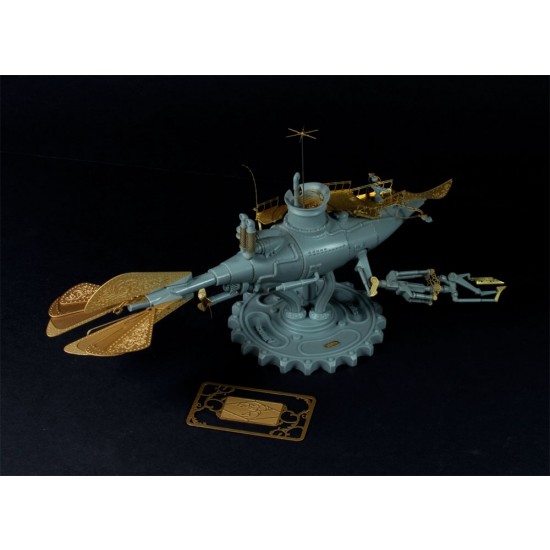 1/144 Steampunk Submarine (with Photoetch and Decals)