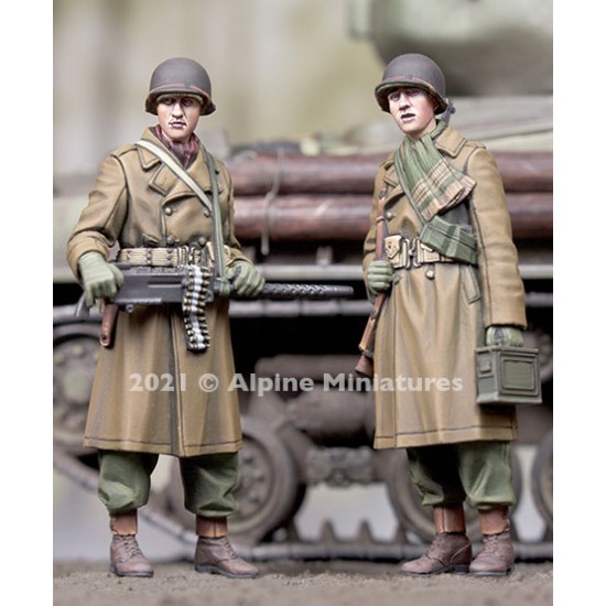 1/35 WWII US MG Team Winter (2 figures) 1/35 WWII US MG Team Winter (2 figures)