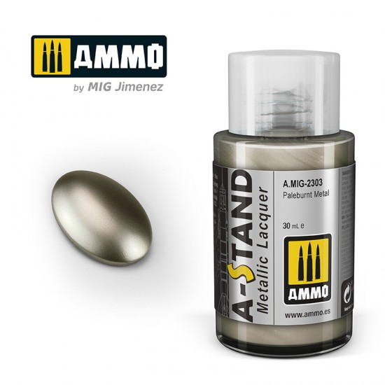 A-STAND Metallic Lacquer - Pale burnt Metal (30ml) A-STAND Metallic Lacquer - Pale burnt Metal (30ml)