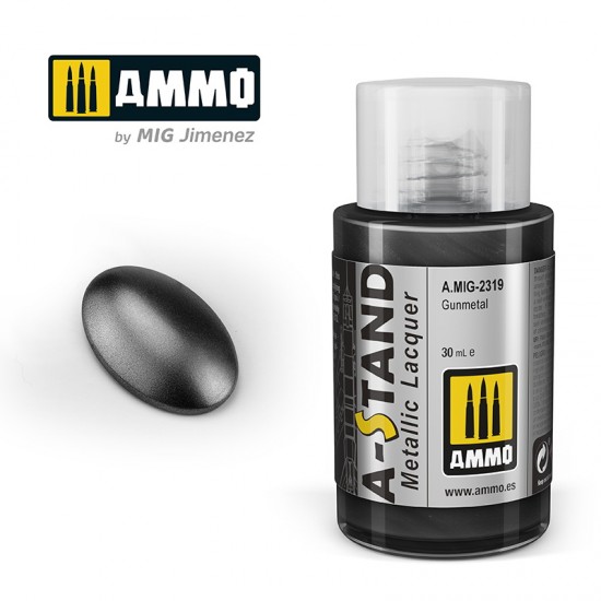 A-STAND Metallic Lacquer - Gunmetal (30ml) A-STAND Metallic Lacquer - Gunmetal (30ml)