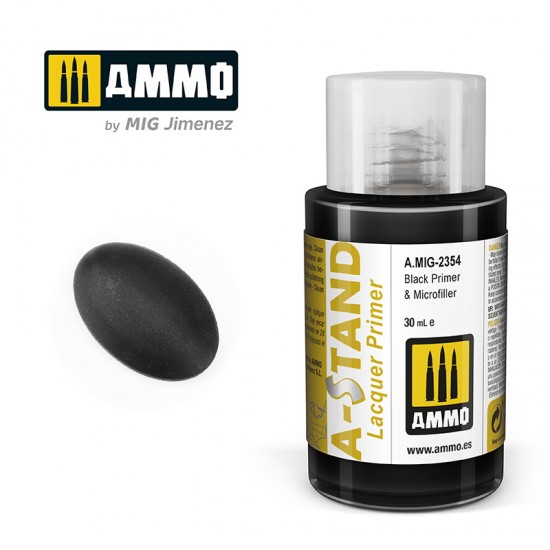 A-STAND Lacquer Primer - Black Primer & Microfiller (30ml) A-STAND Lacquer Primer - Black Primer & Microfiller (30ml)