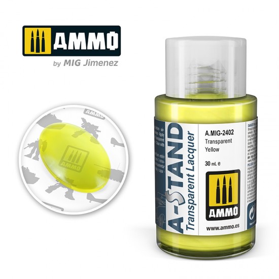 A-STAND Transparent Lacquer - Yellow (30ml) A-STAND Transparent Lacquer - Yellow (30ml)