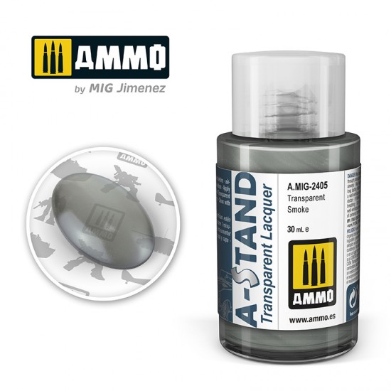 A-STAND Transparent Lacquer - Smoke (30ml) A-STAND Transparent Lacquer - Smoke (30ml)