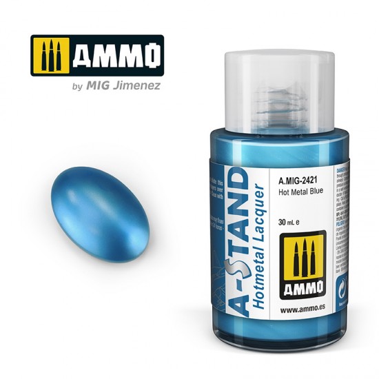 A-STAND Hotmetal Lacquer - Hot Metal Blue (30ml) A-STAND Hotmetal Lacquer - Hot Metal Blue (30ml)
