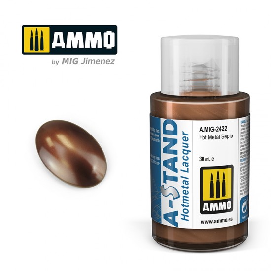 A-STAND Hotmetal Lacquer - Hot Metal Sepia (30ml) A-STAND Hotmetal Lacquer - Hot Metal Sepia (30ml)