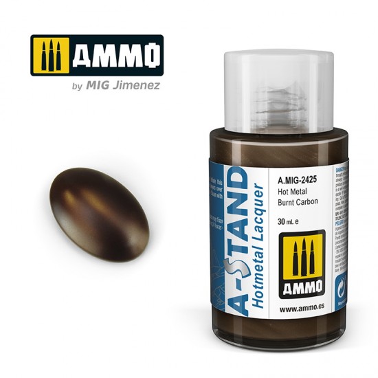 A-STAND Hotmetal Lacquer - Hot Metal Burnt Carbon (30ml) A-STAND Hotmetal Lacquer - Hot Metal Burnt Carbon (30ml)