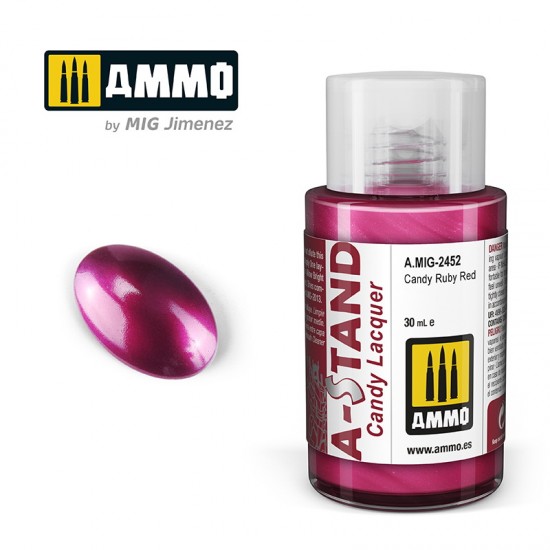A-STAND Candy Lacquer - Ruby Red (30ml) A-STAND Candy Lacquer - Ruby Red (30ml)