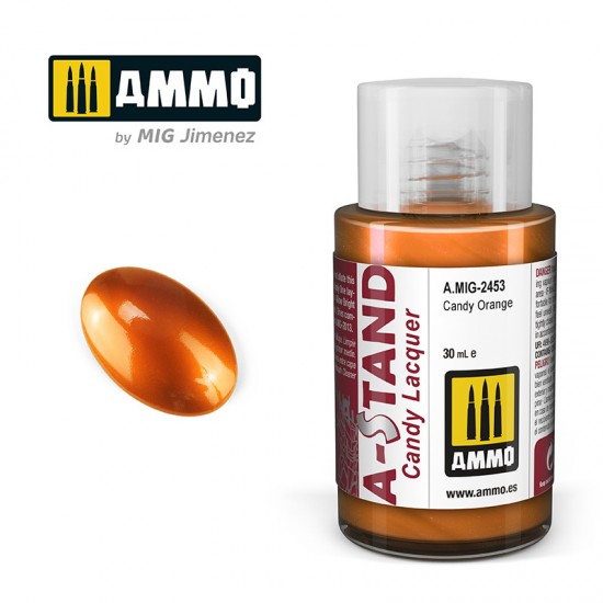 A-STAND Candy Lacquer - Orange (30ml) A-STAND Candy Lacquer - Orange (30ml)