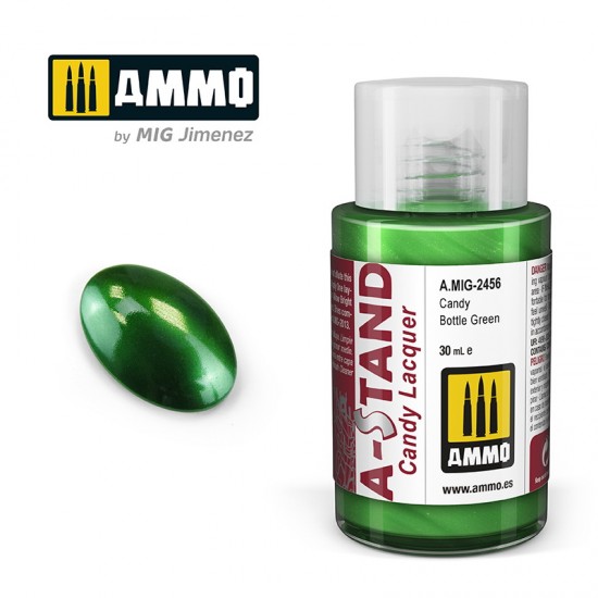 A-STAND Candy Lacquer - Bottle Green (30ml) A-STAND Candy Lacquer - Bottle Green (30ml)