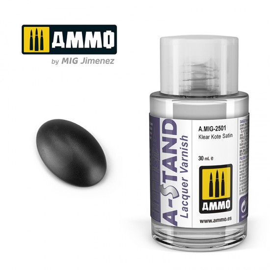 A-STAND Lacquer Varnish - Klear Kote Satin (30ml) A-STAND Lacquer Varnish - Klear Kote Satin (30ml)