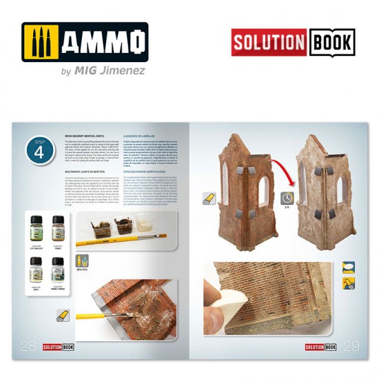 Solution Book - How to Paint Brick Buildings Colours & Weathering System (70 pages)