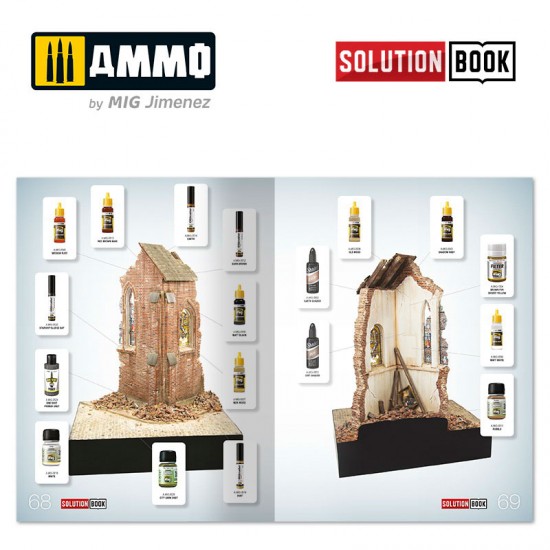 Solution Book - How to Paint Brick Buildings Colours & Weathering System (70 pages)