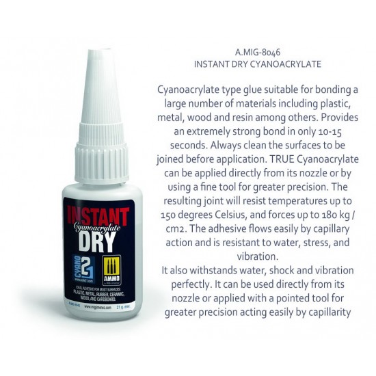 Glue - Instant Dry Cyanoacrylate