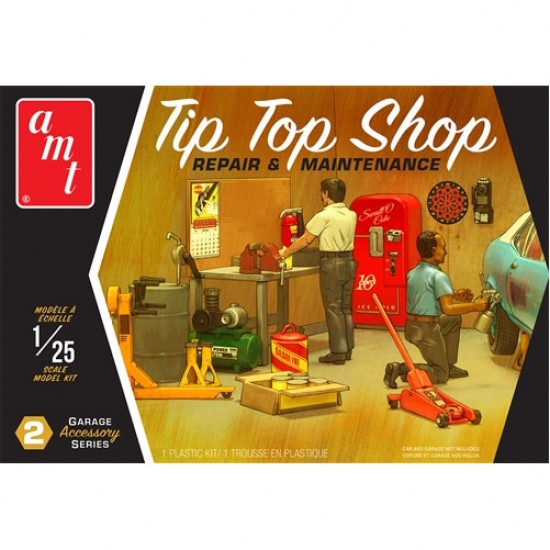 1/25 Diorama Tip Top Shop Garage Accessory Set
