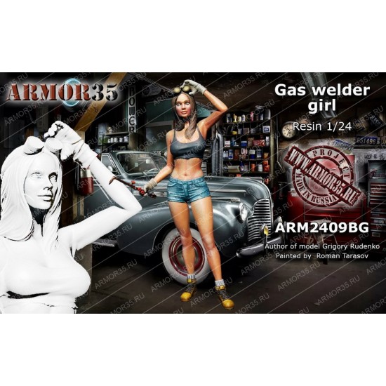 1/24 Gas Welder Girl