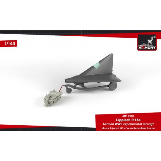 1/144 Lippisch P13a w/Kettenkrad 1/144 Lippisch P13a w/Kettenkrad